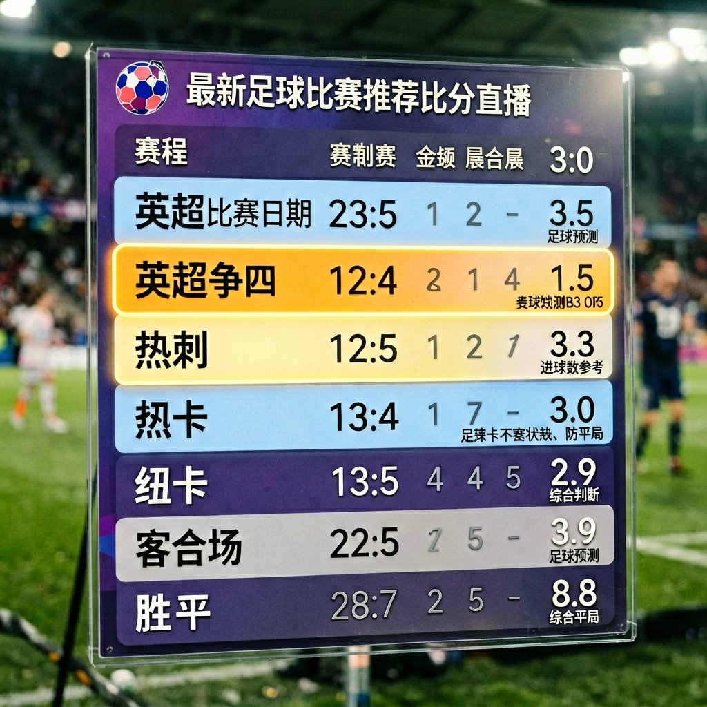 赛程表特写，高亮显示关键比赛日期